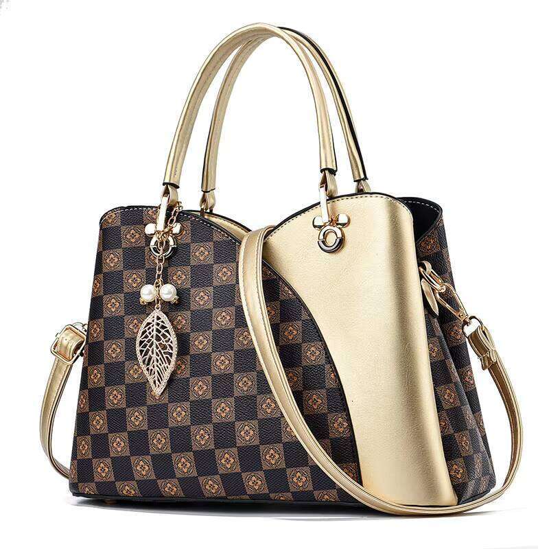 DHessentials Contrast Color New Trendy Versatile Crossbody Fashion Women's Large Capacity One Shoulder Handbag