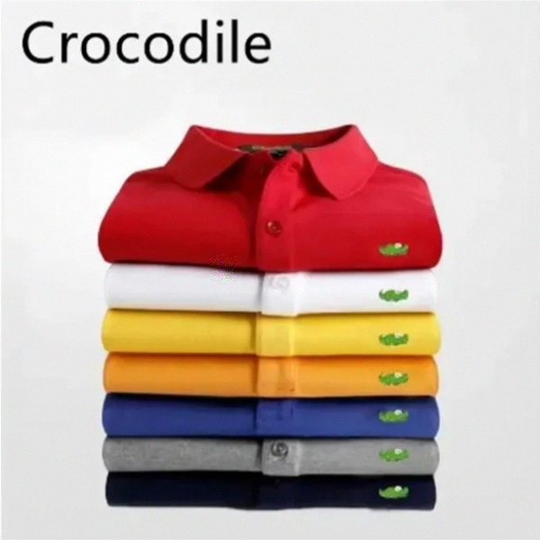 High Quality Spring Luxury Italy Men T-Shirt Designer Polo Shirts High Street Embroidery small big horse crocodile Printing Clothing Mens Brand Polo Shirt size S-6XL