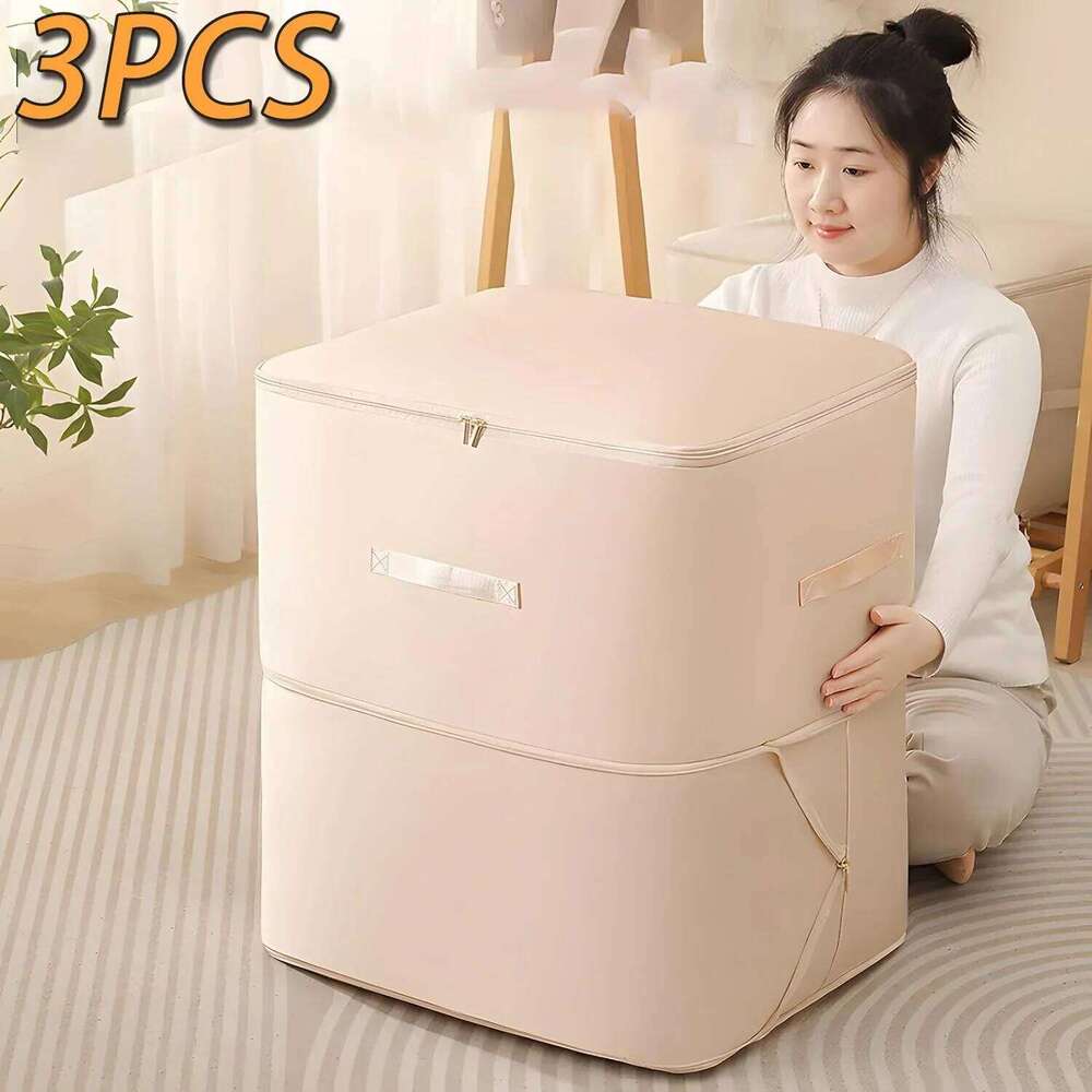Large Quilt Clothes Closet Storage Pouch Self-Compression Ultra Space-Saving Organizer Bestseller Must-have Foldable Vacuum-seal
