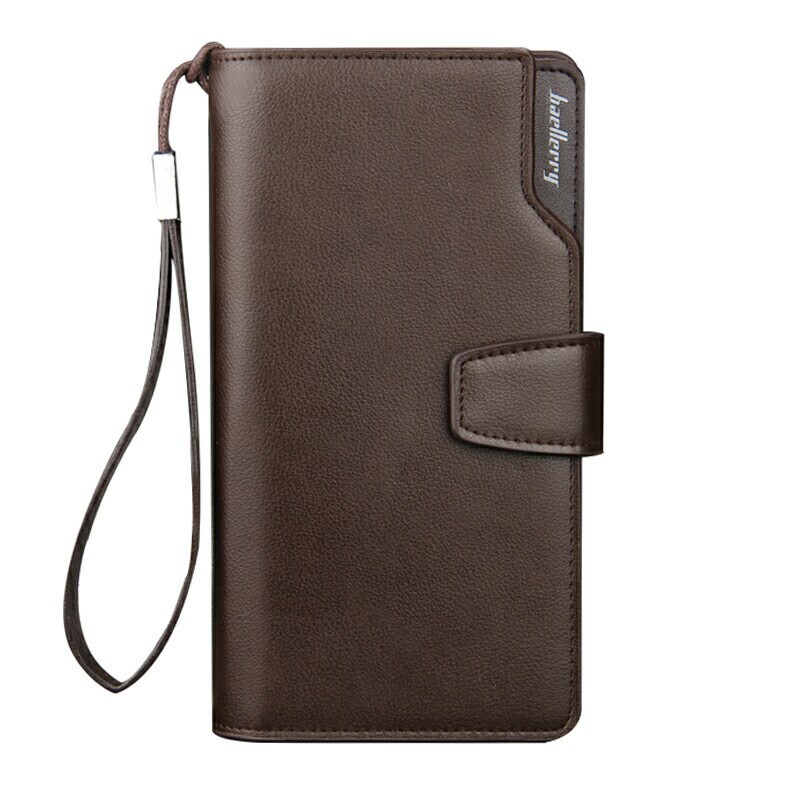 Designer Baellerry New Casual Multifunctional Men's Clutch Korean Style Business Zipper Long Wallet Phone Light Luxury Women's Bag