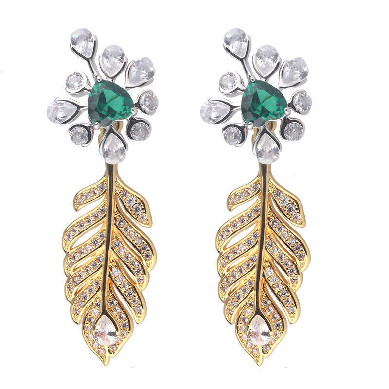 New Style Jewelry S Sier Needle Zircon Flower Earrings Dual-Use Light Versatile Elegant Fashion Women's E9e