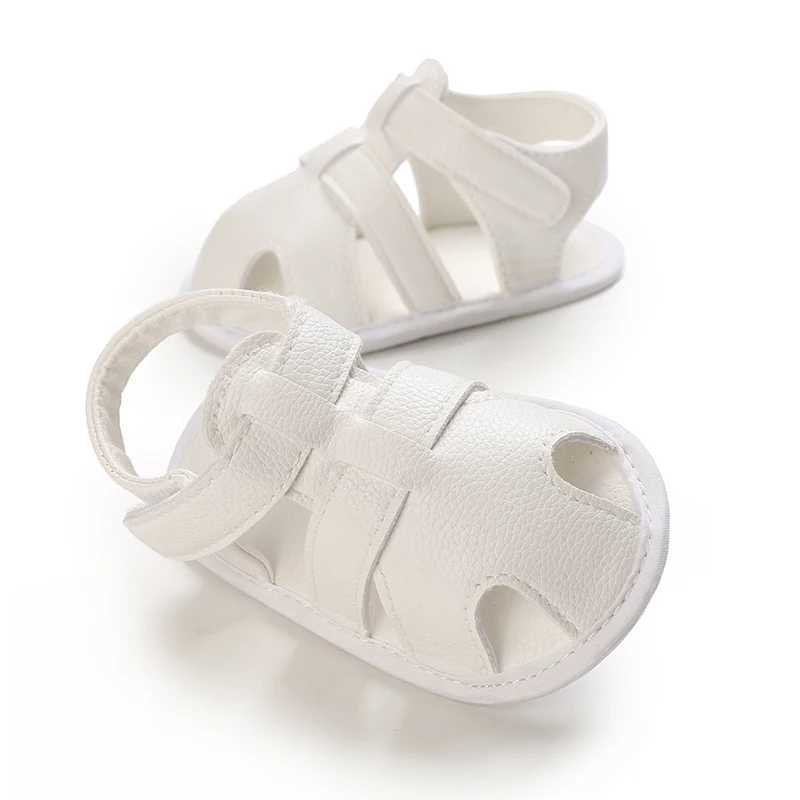 Baby Boys Breathable Anti-Slip Sandals Toddler Soft Soled Solid Print First Walkers 0-18 Months R250707