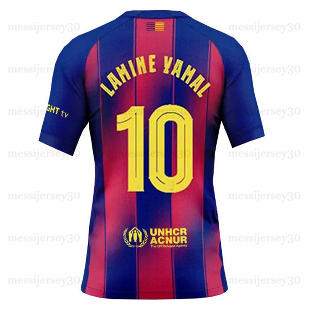 25 26 LAMINE YAMAL Barcelone Soccer Jerseys PEDRI GAVI Football Jersey Fan Player 2025 2026 BarcelonaTracksuit RAPHINHA LEWANDOWSKI Home away Men Kids kit uniforms