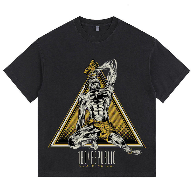 2025 Summer new women's T-shirt new fashion short sleeved T-shirt retro men's and women's loose cartoon printed T-shirt new designer T-