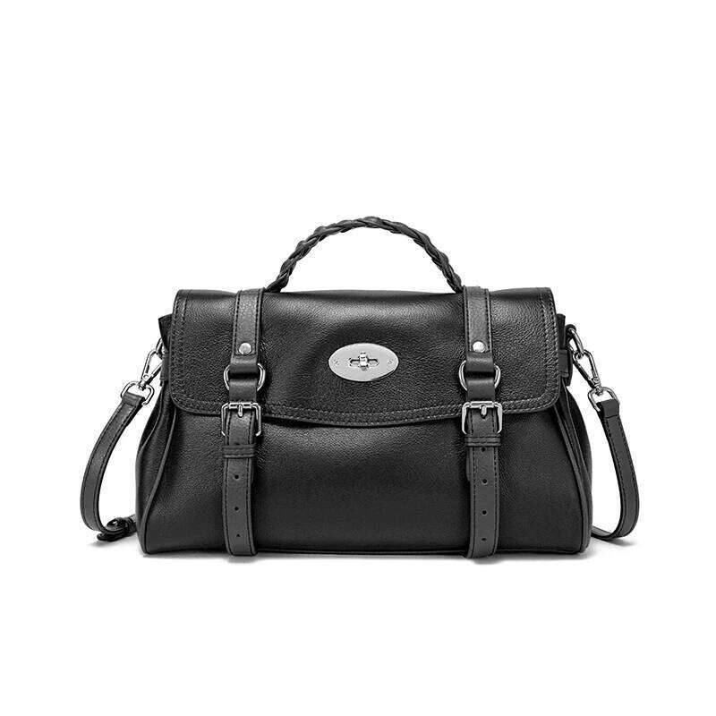 Women's Cowhide Genuine Leather Shoulder Bags Ladies Soft Fashion Design Bag Female Tote Handbag High Quality New