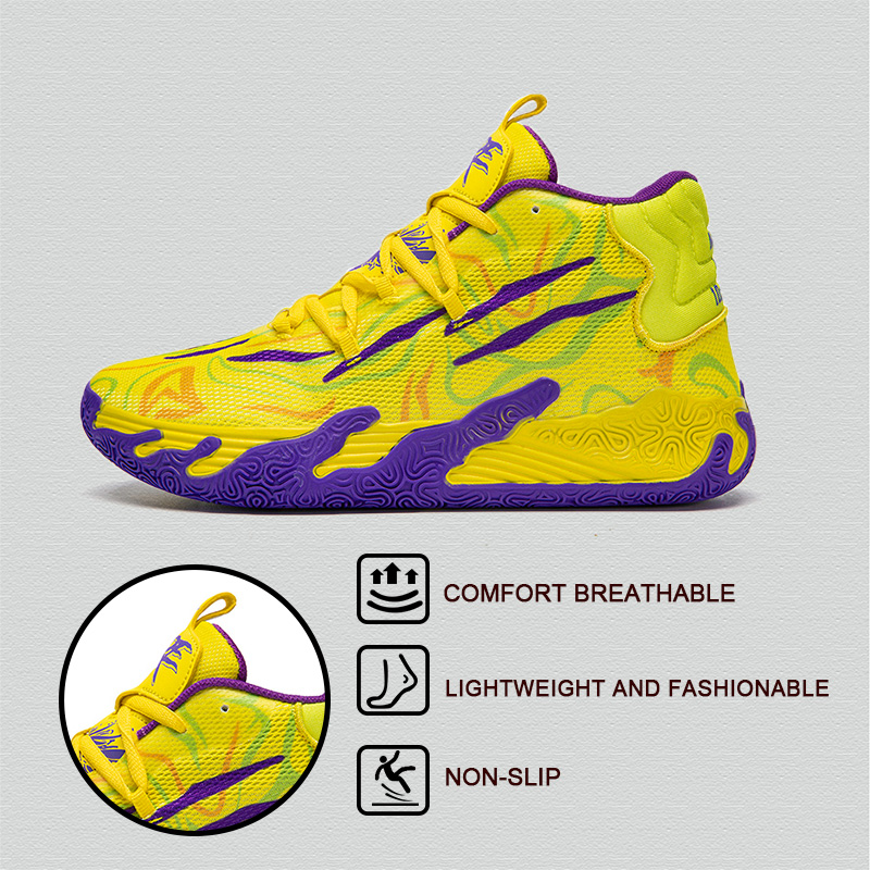 2024 New Basketball Shoes Men Breathable Comfortable Sneakers Training Outdoor Sports Basketball Sneakers Women Shoes