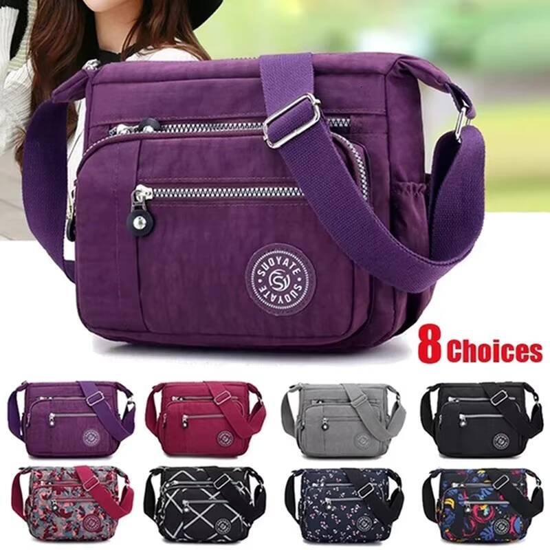 New Women Handbags Casual Crossbody Shoulder Womens Nylon Waterproof Messenger Bags For Ladies Diagonal Bag Travel Purses ddmynov