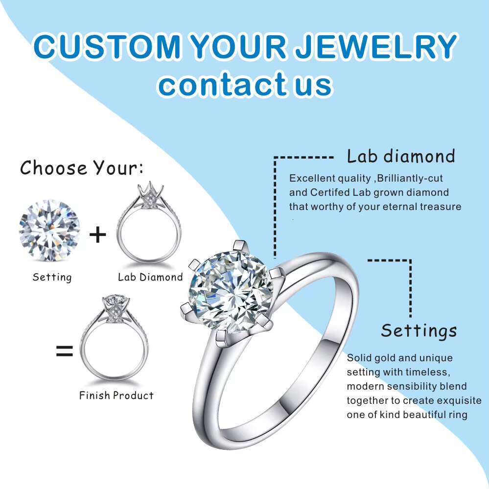 DEF 1.0CT 1.5 CT 2CT 3CT Lab Grown Diamond VS VVS Round Diamond IGI Certificate HPHT CVD Lab Diamond for Wedding Ring