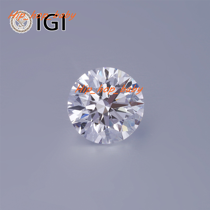 Lab Grown Diamond 0.3-0.39ct IGI Certified DE VVS1 VVS2 Round Brilliant Cut HPHT Lab Grown Diamond For Jewelry