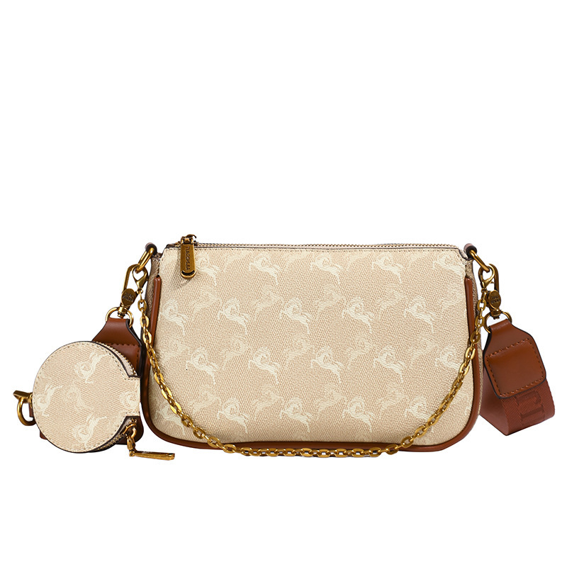 Designer Printed Large Capacity Underarm 2025 New Korean Version Envelope Trendy Shoulder Crossbody Light Luxury Women's Bag