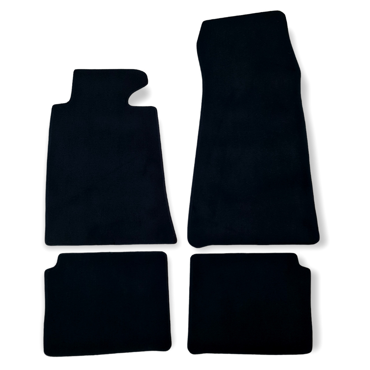 Car Floor Mats Velour For BMW 5 M5 E34 Waterproof Black Carpet Auto Liners New