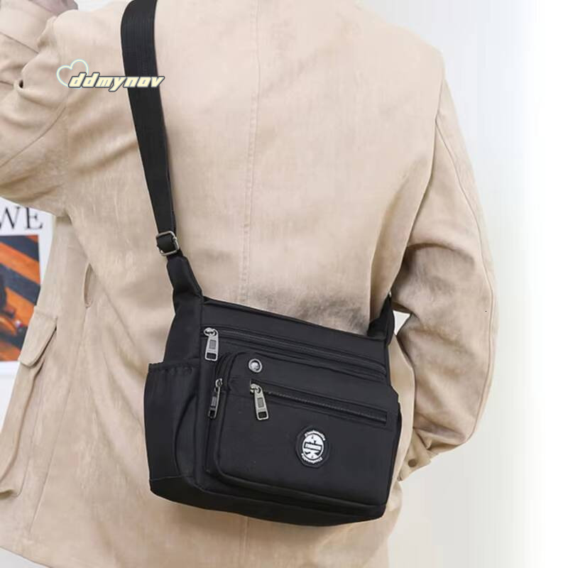Mens Messenger Bag Crossbody Shoulder Bags Men Large Sling Pack For Work Business Waterproof Oxford Packs Satchel Purse ddmynov