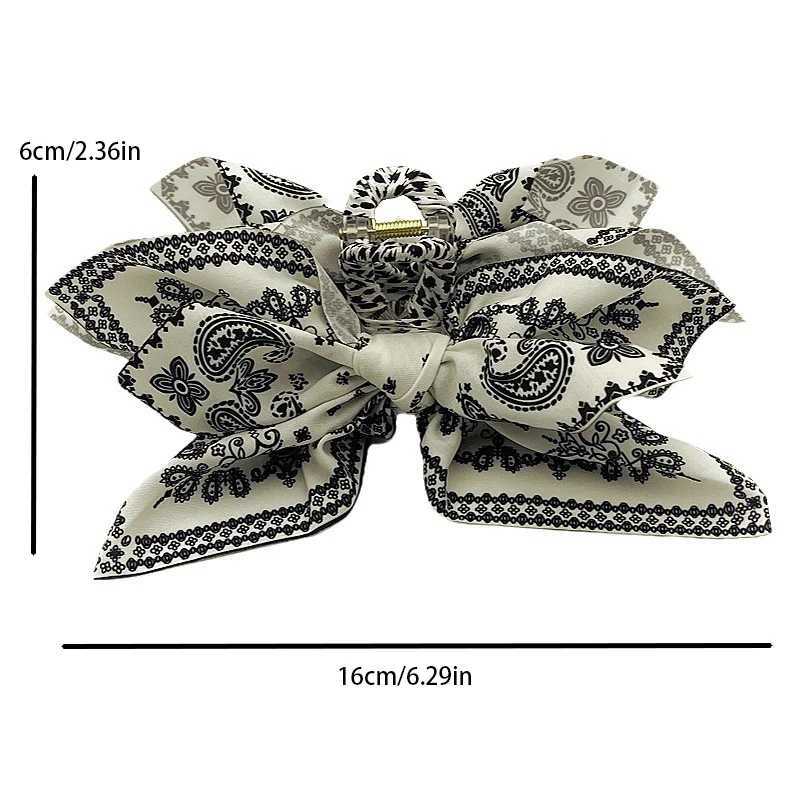 Vintage Cashew Pattern Hair clip for women Elegant Shark Clip Fashion Girl Ponytail Clip Hair Clamp Hair Accessories Z250707