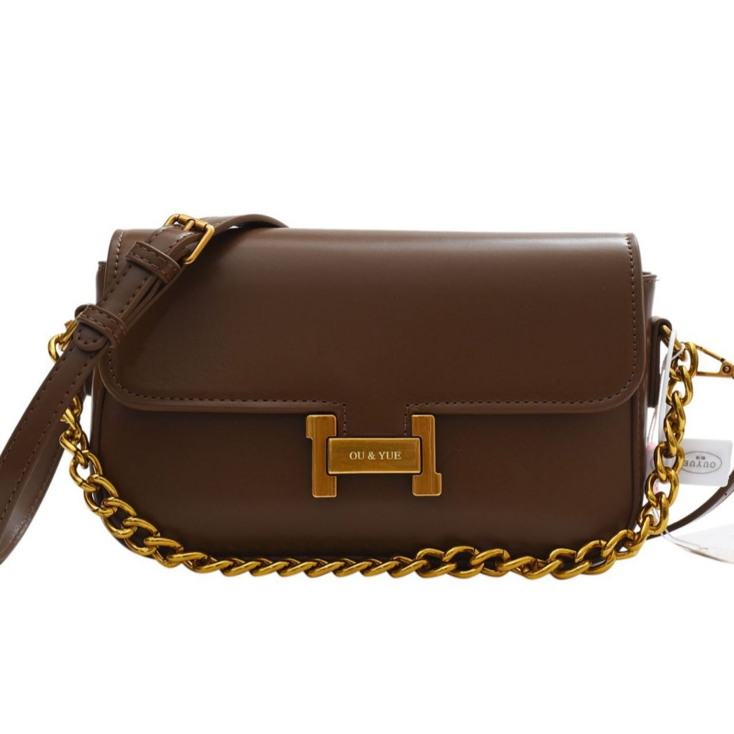Luxury Bag Women's 2025 Chain Strap Underarm Bag - Niche Fashionable Shoulder Crossbody Purse With Free Shipping