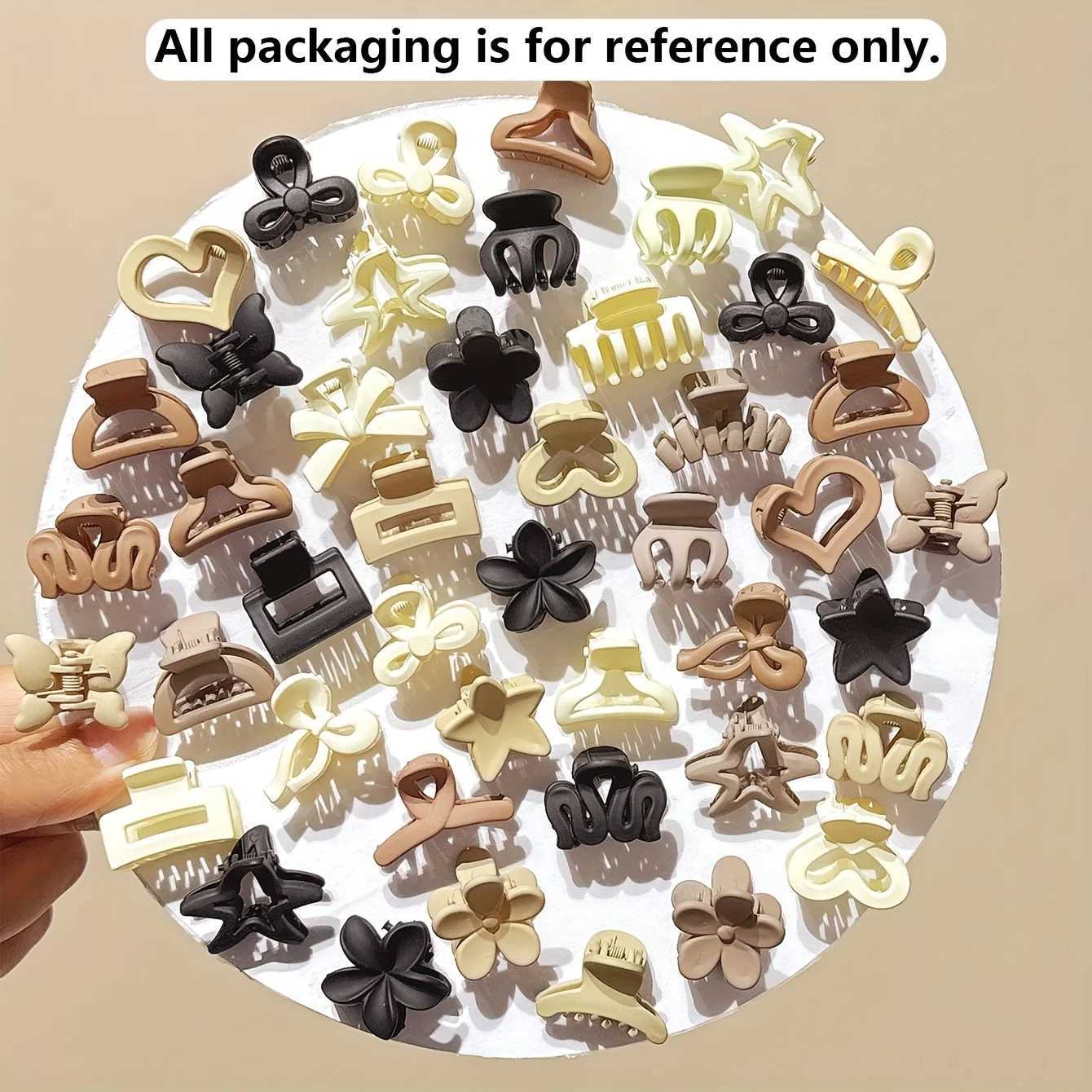 10/20/30pcs Beige Mixed Pack Small Clips Cute Girl Accessories - Perfect for Daily Use Special Occasions or Travel Gifts Y250707