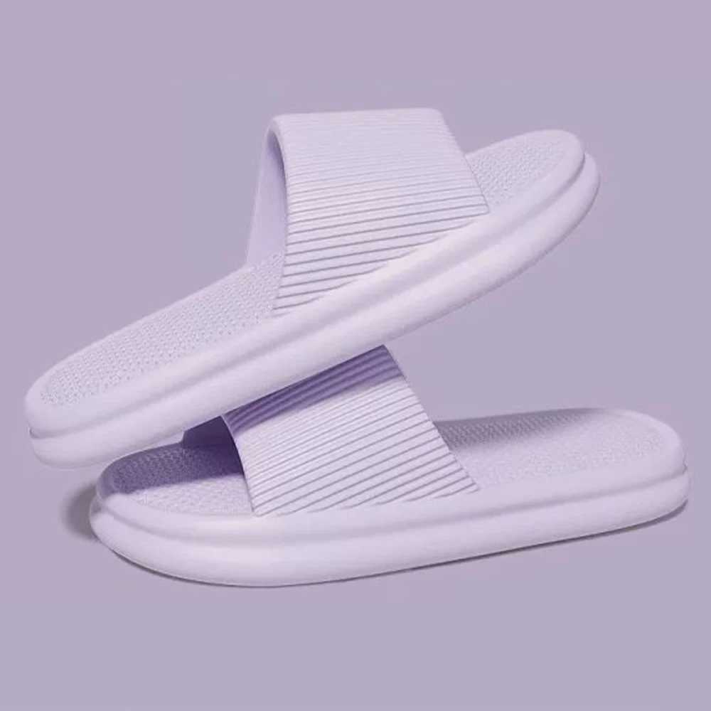 ZHIDA Thick Platform Cloud Slippers EVA Soft Sole Pillow Slides Summer Beach Flip Flops Women Non Slip Bathroom Home Slippers z250708WYLY