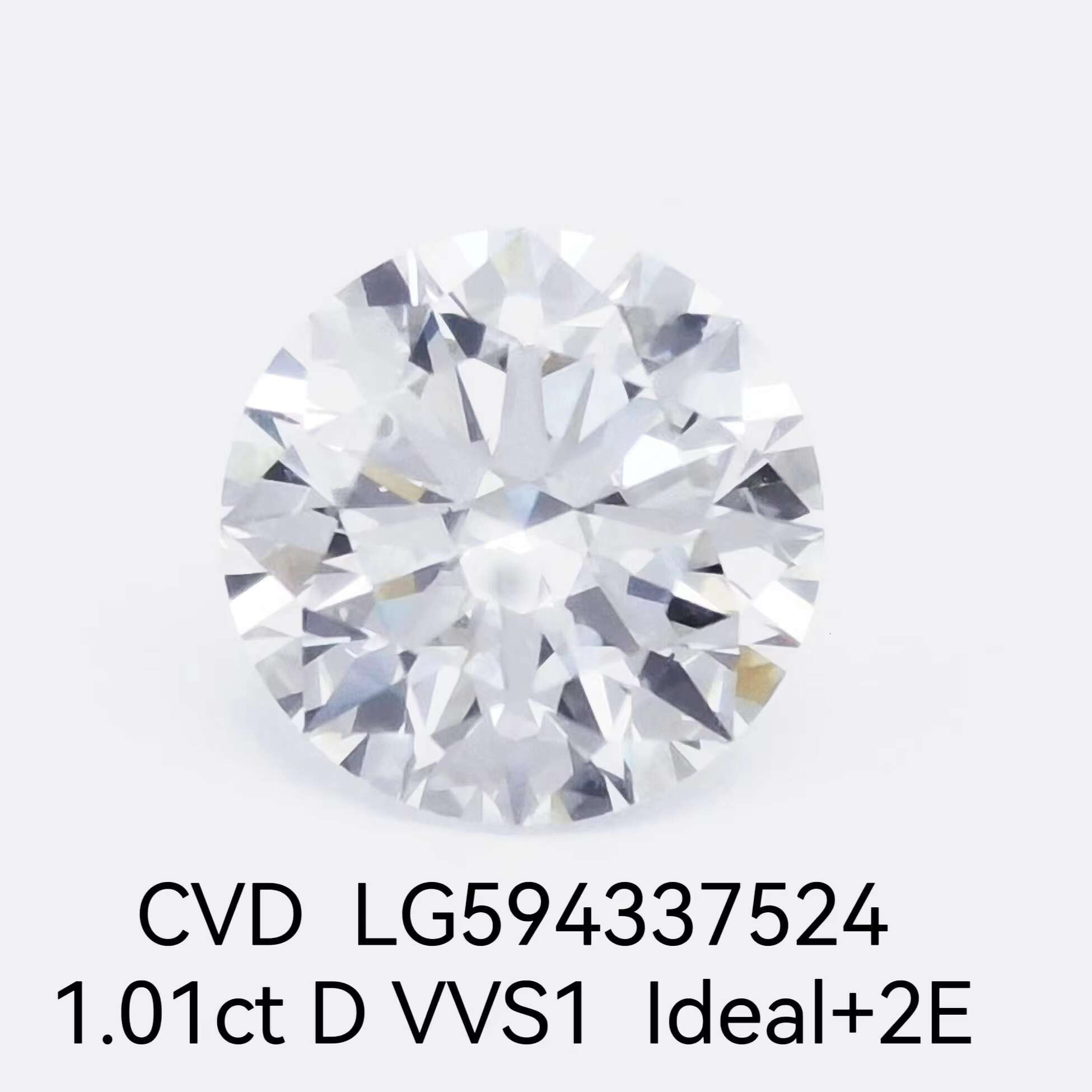 Wholesale Price HPHT Lab Grown Diamond Round 1ct to 1.5ct DEF Color VVS1 VS2 Loose Synthetic Diamonds IGI Certificate