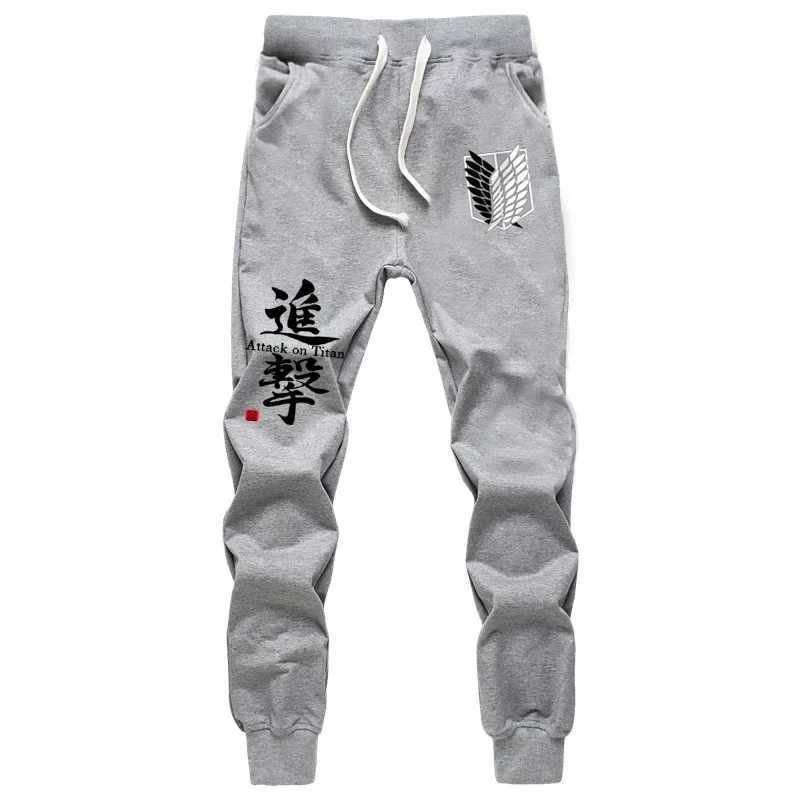 New Fashion Anime Attack on Titan Sports Sweat Breathable Pants dents Men Women Print Cotton Straight Pants Jogging Long Pants z250705FKCB