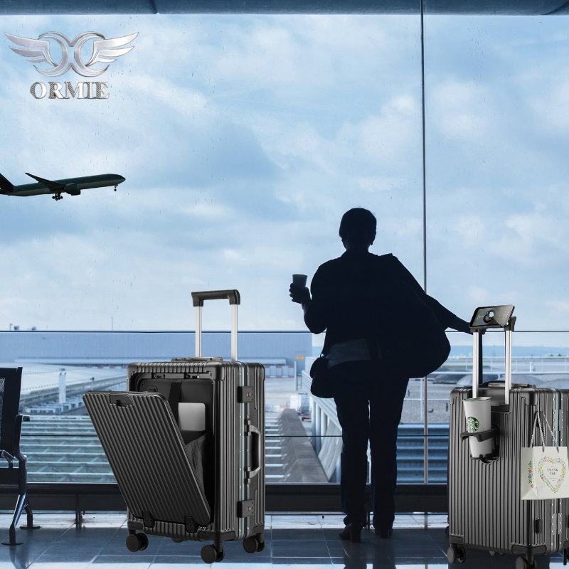 Ergonomic Design Rollaway with Soft-Silence Casters All-Terrain Compatible Large Capacity Backpack