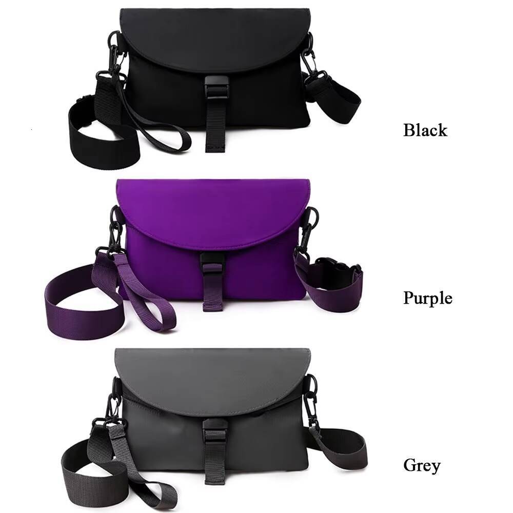 Men Nylon Chest Pack Cellphone Pouch Outdoor Sports Cross-body Casual Running Cycling Sling Bag ddmynov