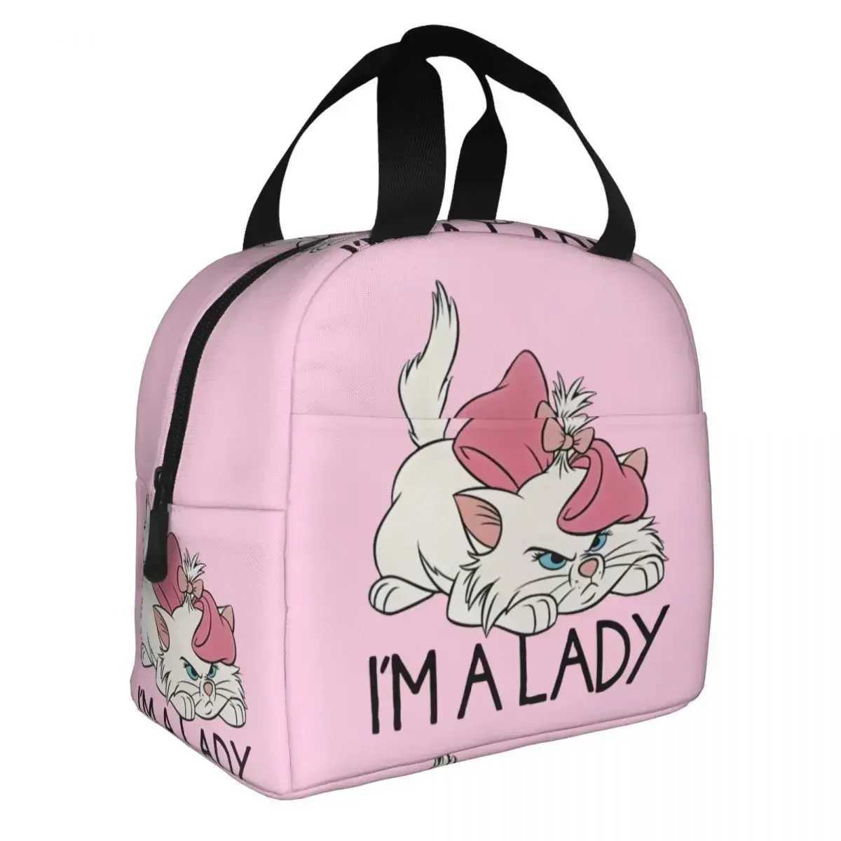 Im A Lady Marie Aristo s Cute s Insulated Lunch Bag Large Lunch Container Cooler Bag Tote Lunch Box Picnic Food Handbags