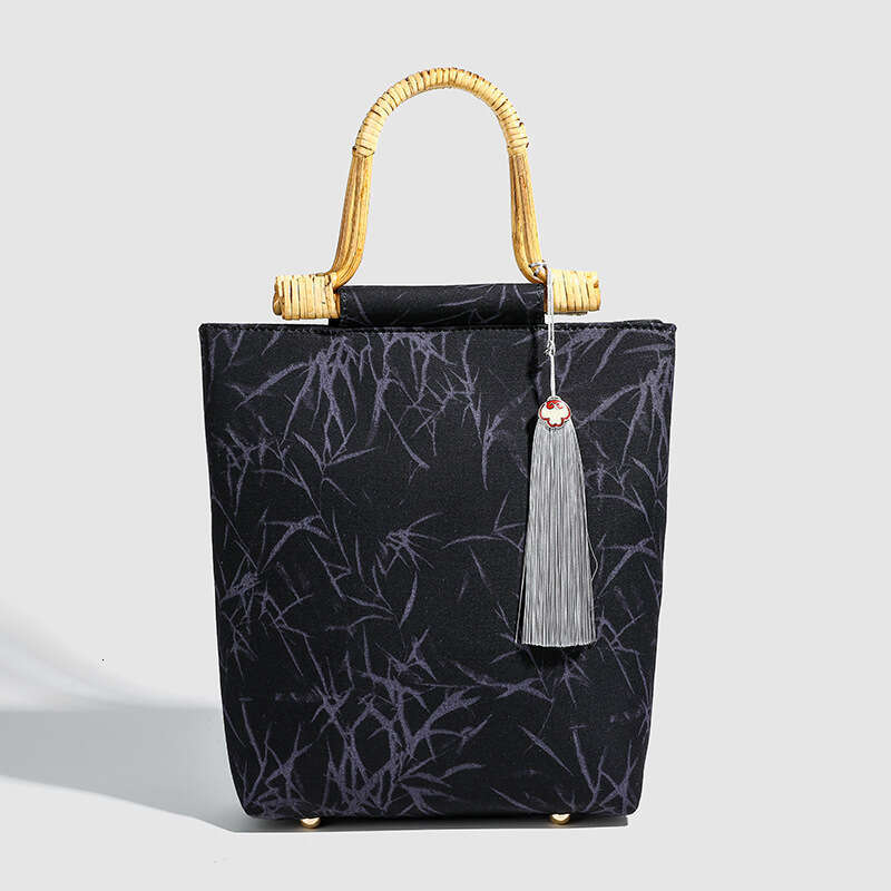 Free shipping designer bag Luxury bag National Bamboo Knot Handbag Cheongsam 2025 Fashionable Large Capacity Versatile New Chinese Style Bag