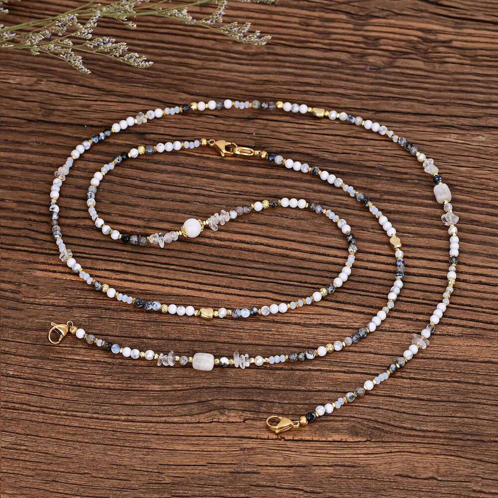 Hot Selling Natural Stone Chain Multi-purpose Beaded Mobile Phone Lanyard Accessories Delivery To Home