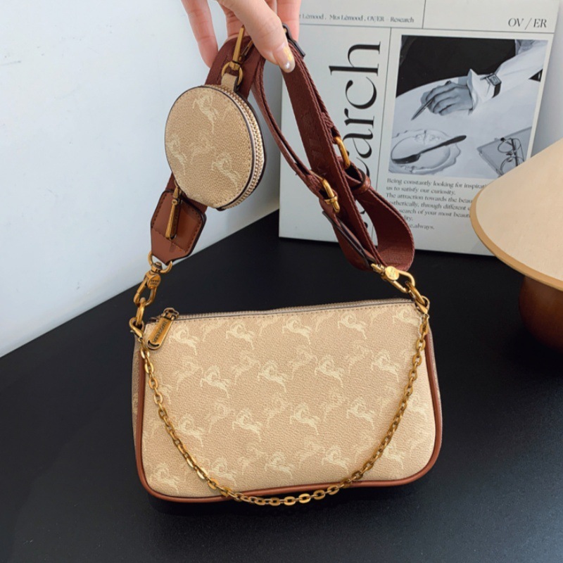 Designer Printed Large Capacity Underarm 2025 New Korean Version Envelope Trendy Shoulder Crossbody Light Luxury Women's Bag