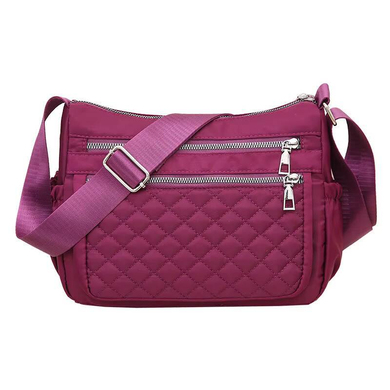 Yogodlns Women Nylon Shoulder Waterproof Multi-pocket Zipper Ladies Travel Messenger Bag For Designer Bolsa Feminina ddmynov