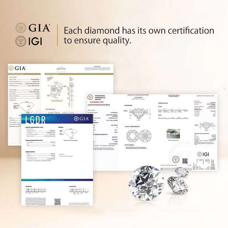 VOAINO Lab Created Diamond 1ct 2ct 3ct 4ct 5ct VVS VS square Shape Princess Cut CVD Lab Grown Loose Diamond