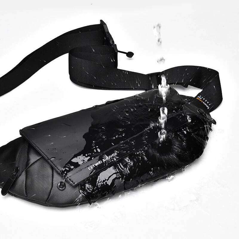 2025 New Crossbody With 7.9 Inch Ipad Waterproof Fabric For Sport Motorbike Travel School Campus Work Party Casual Chest Bag