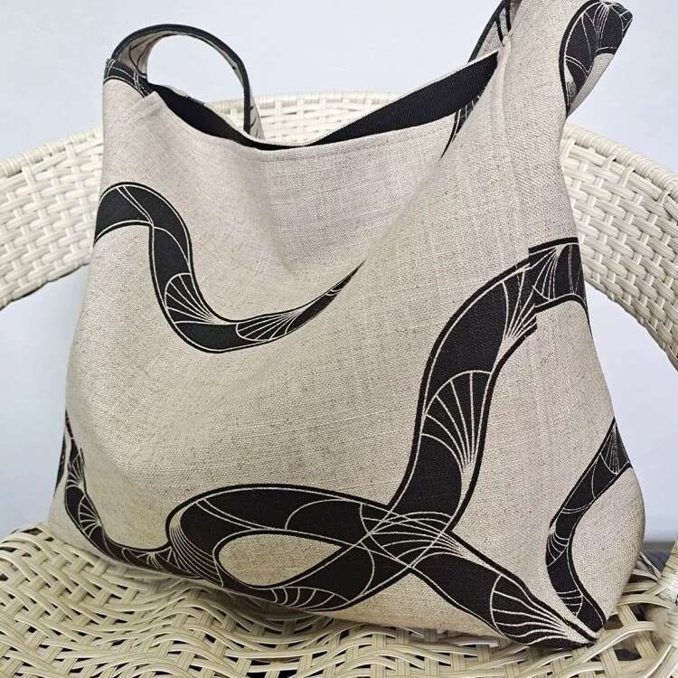 Free shipping designer bag Luxury bag 2025 Super Popular Pony Totem Thickened Linen Fabric Large Capacity Canvas Single Shoulder Tote Bag Casual Handb