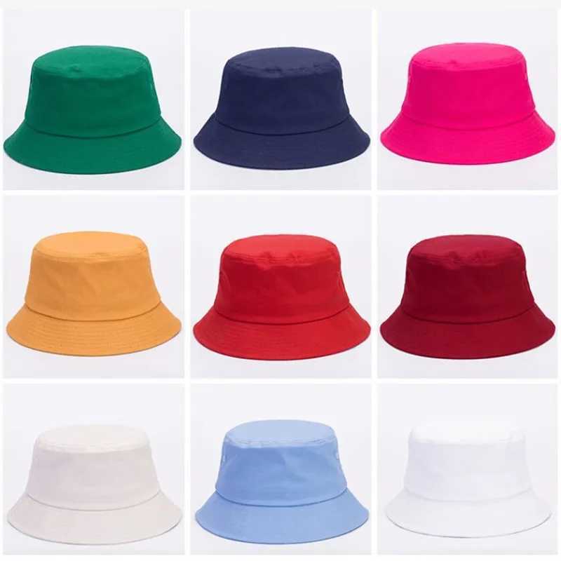 Summer Men Women Casual Cotton Bucket Hat Custom Embroidery Fisherman Hats Sports Cap Fishing Cycling Hats Y250707