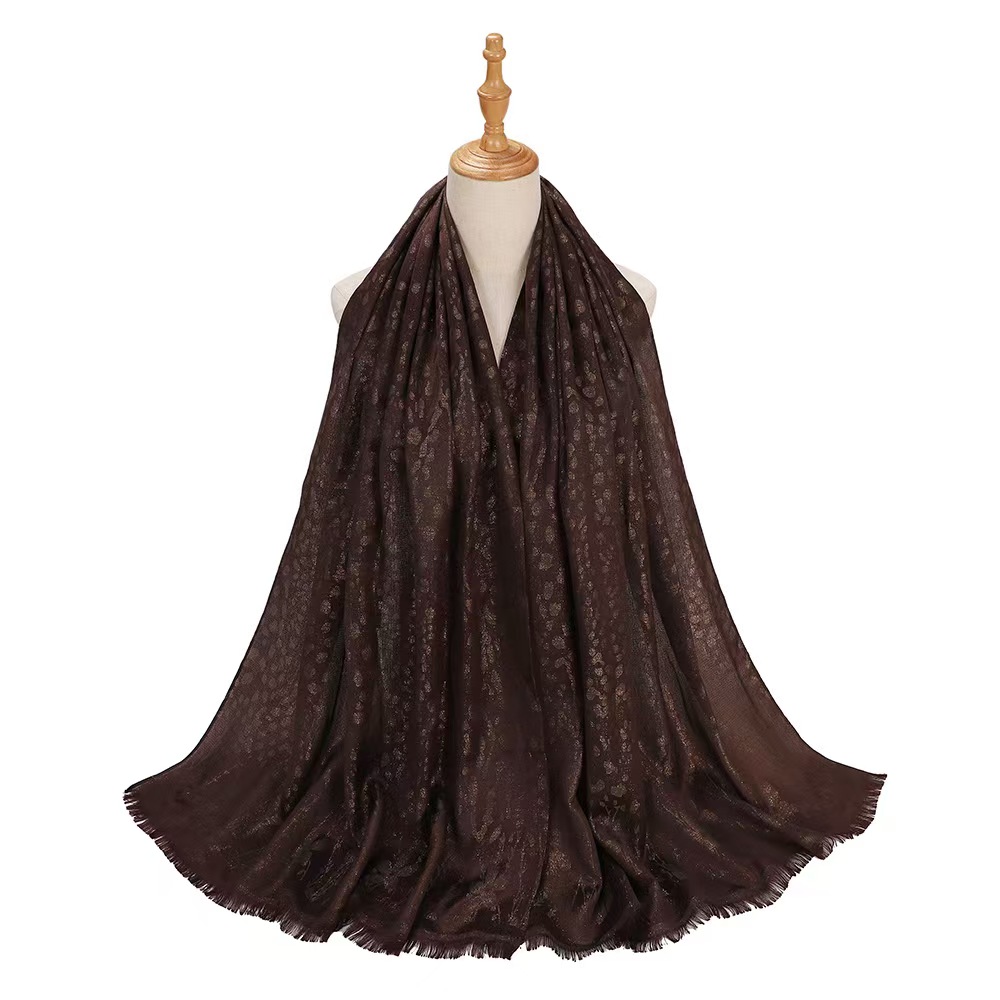 T1165 Silk Satin Scarf Malaysia Indonesia Pure Color Turban Scarf