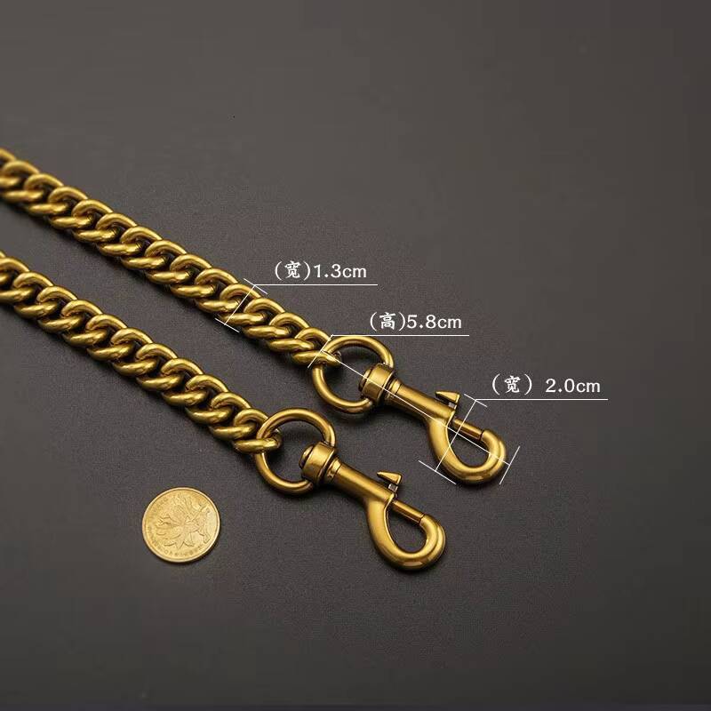 Shoulder Key Women Messenger Strap Replacement Bags Chain Gold Color Bag Parts Accessories ddmynov