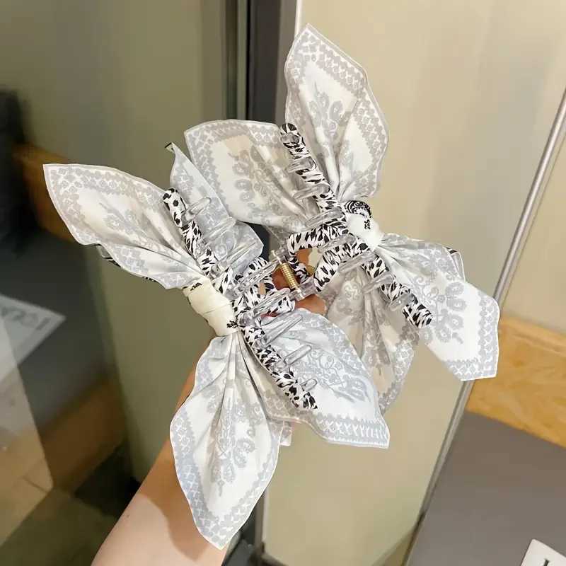 Vintage Cashew Pattern Hair clip for women Elegant Shark Clip Fashion Girl Ponytail Clip Hair Clamp Hair Accessories Z250707