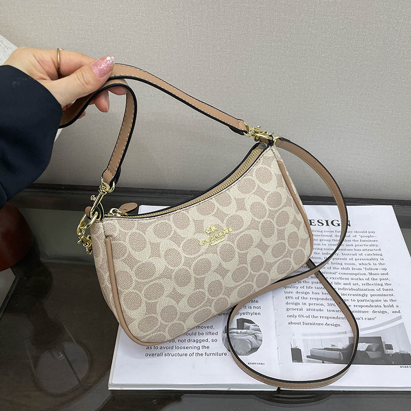 Designer 2025 New High-end Fashion Printed Underarm Elegant Shoulder Crossbody Light Luxury Women's Bag