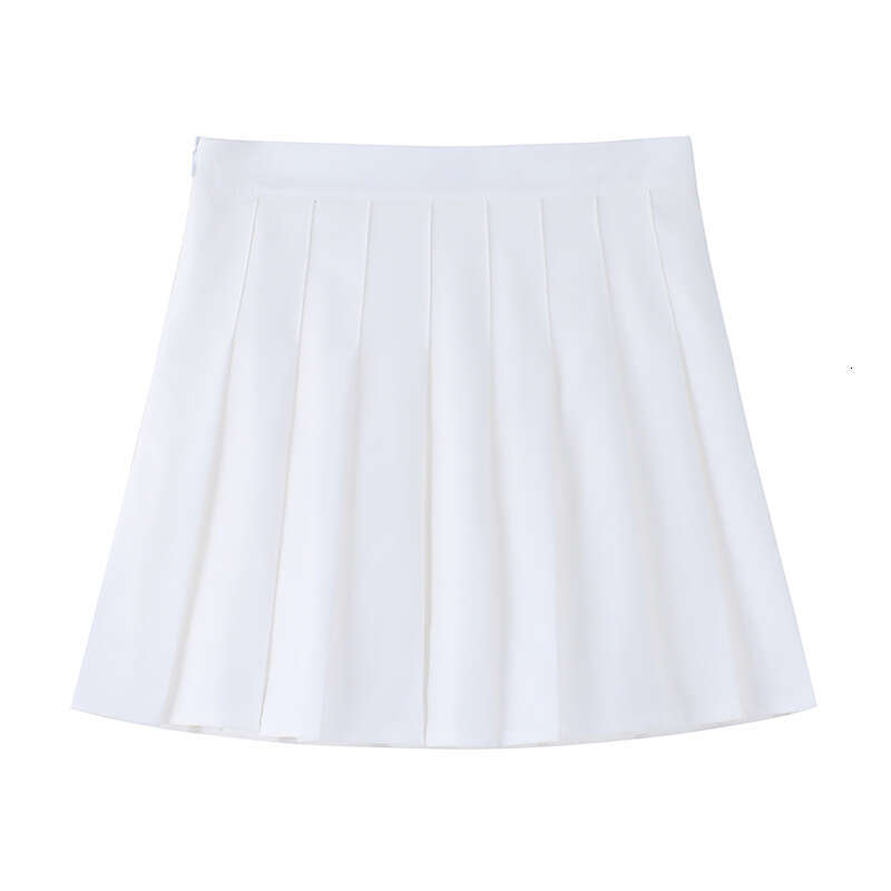 Pleated Short Autumn Winter New High Waist Slimming JK Plaid Anti-Exposure A-Line College Half Skirt Wholesale B5