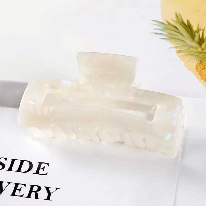 Vintage Hair Clip Simple Geometry Acetate Hair Claw Hair Clips for Women Girls Hair Accessories Hair Barrettes Crab Hair Clip Y250707