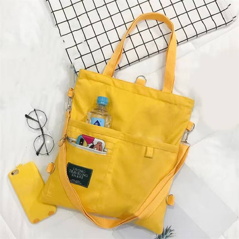 Crossbody Handbag Female Shopper Fashion Simple Shoulder Canvas Bags For Women Tote ddmynov