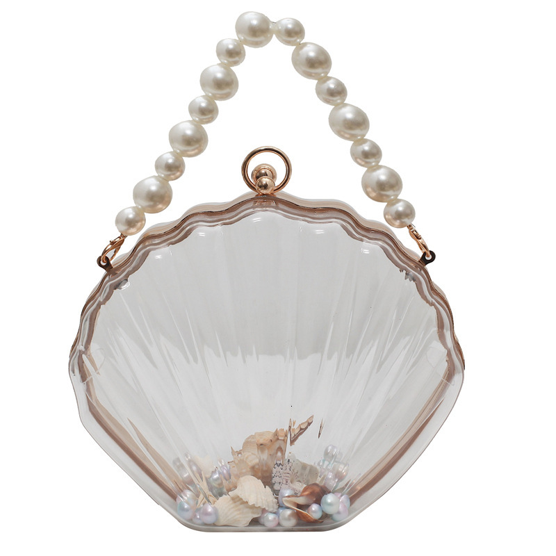 This year s popular lucky bag transparent trend shoulder crossbody bag wealth bag designer bag trend pearl women s handbag