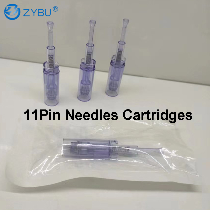 DermaPen Skin Care & Meso Therapy Set - 50pcs of Special Type Needles Bayonet Connection for Precision Treatment 11 Pin Derma Pen Tip