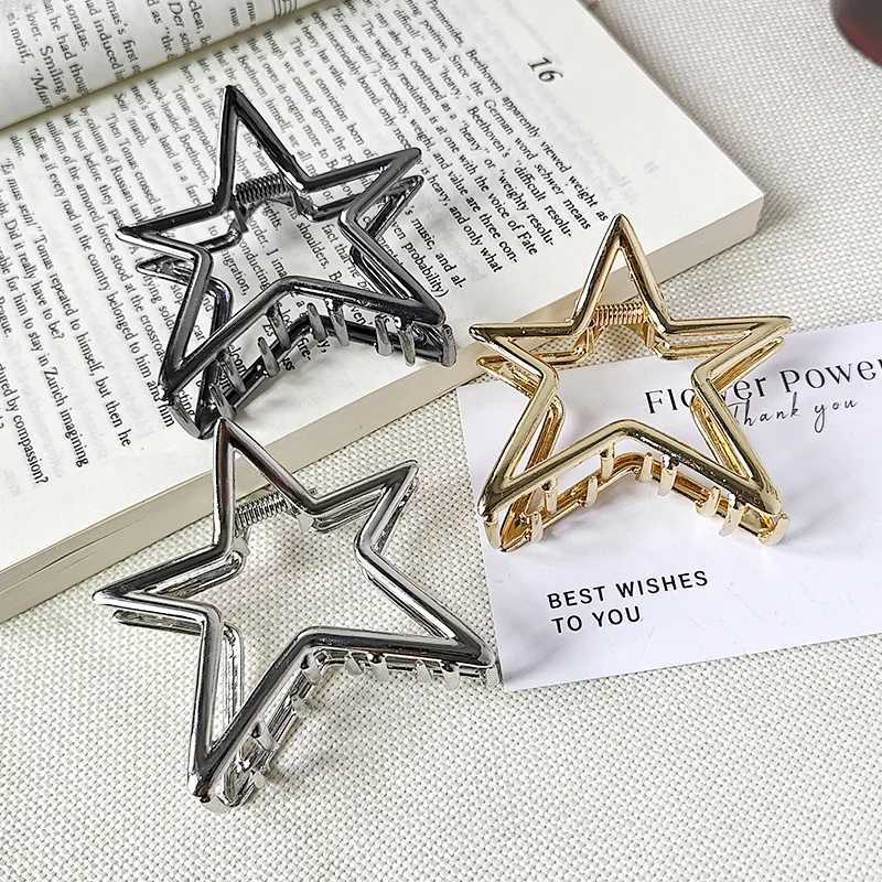 Hollow Star Hair Claws Sweet Cool Charm Trend Hair Clips for Women Girls Y2k Hair Accessories Stylish Hairpins for Gifts Y250707