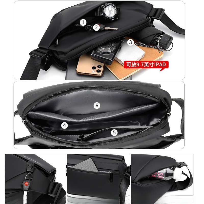 Minimalist Crossbody For Men 2025 Cycling Functional Workwear Trendy Fashion Men's Chest Commuter Versatile Shoulder Bag