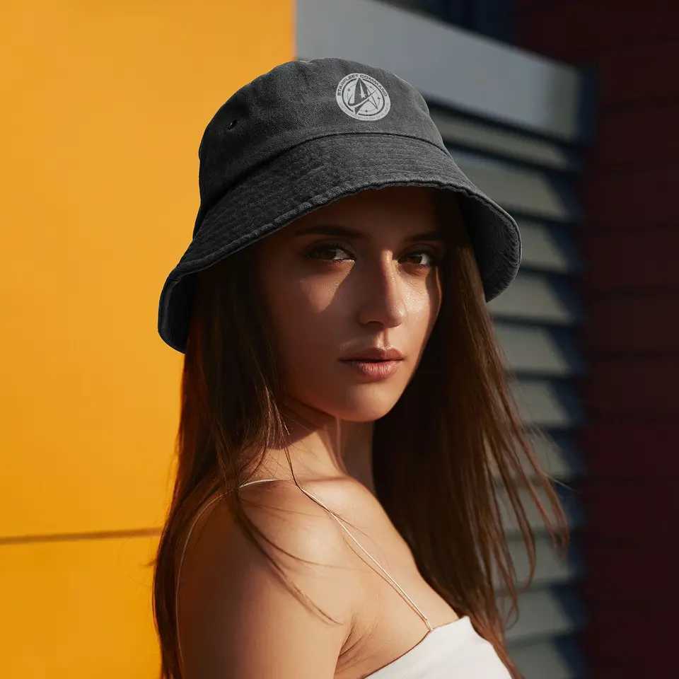 Stars Treks United Federation Bucket Hat for Girl Travel Sun Hats Unique Design for Outdoor Fishing Fisherman Caps Boonie Hat Y250707