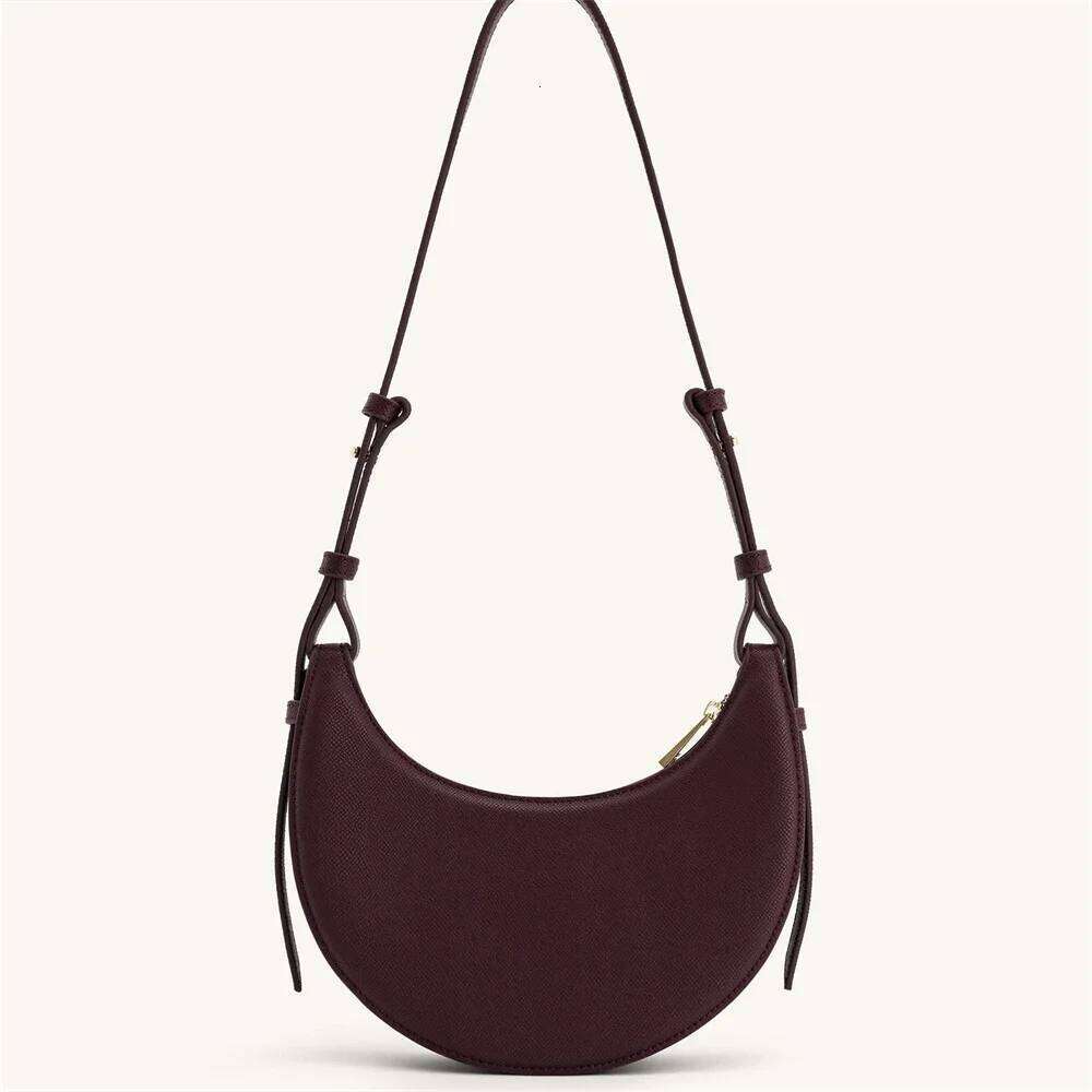 JW PEI Women's Half Moon Crossbody 2025 Stylish Vegan Leather Shoulder Bag Trendy Underarm Purse For Women Minimalist Design