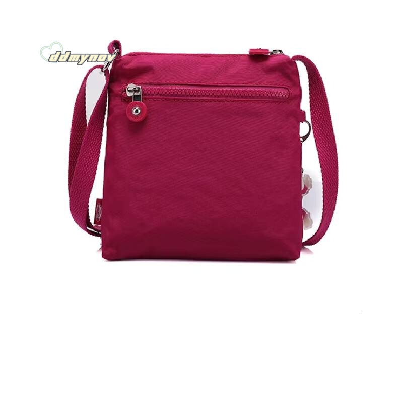 High Quality Flower Nylon Men Women Shoulder Messenger Bag Cross Body Phone Purse Lightweight Blue Grey Black Red Purple M0908 ddmynov