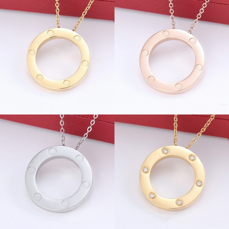 Classic necklace ladies pendant necklace fashion stainless steel necklace ladies Valentine's Day gift