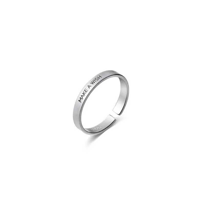 925 Sterling Silver Make A Adjustable Rings For Women Wedding Luxury Quality Jewelry Wholesale XJ250707