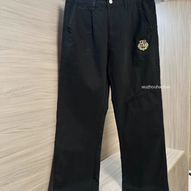 Men Jeans Black Emb… - image